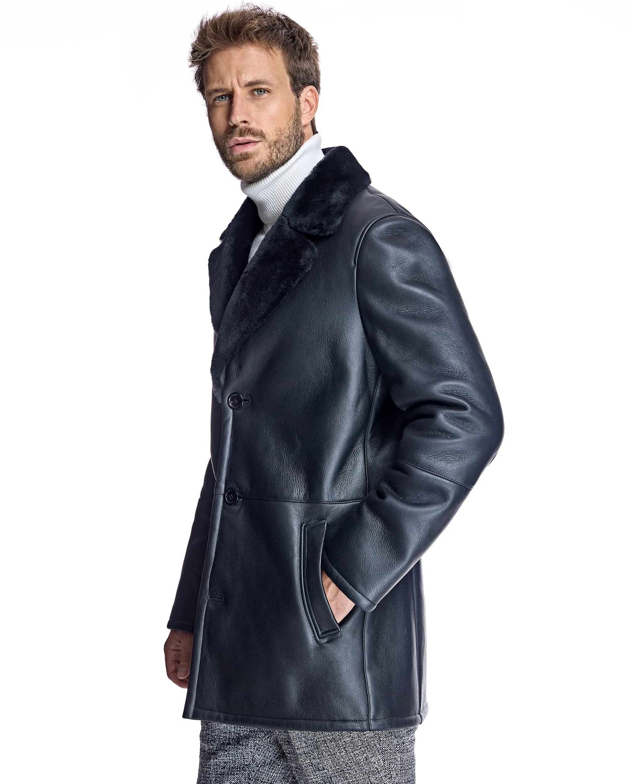 Men's Nappa Shearling Lamb Jacket
