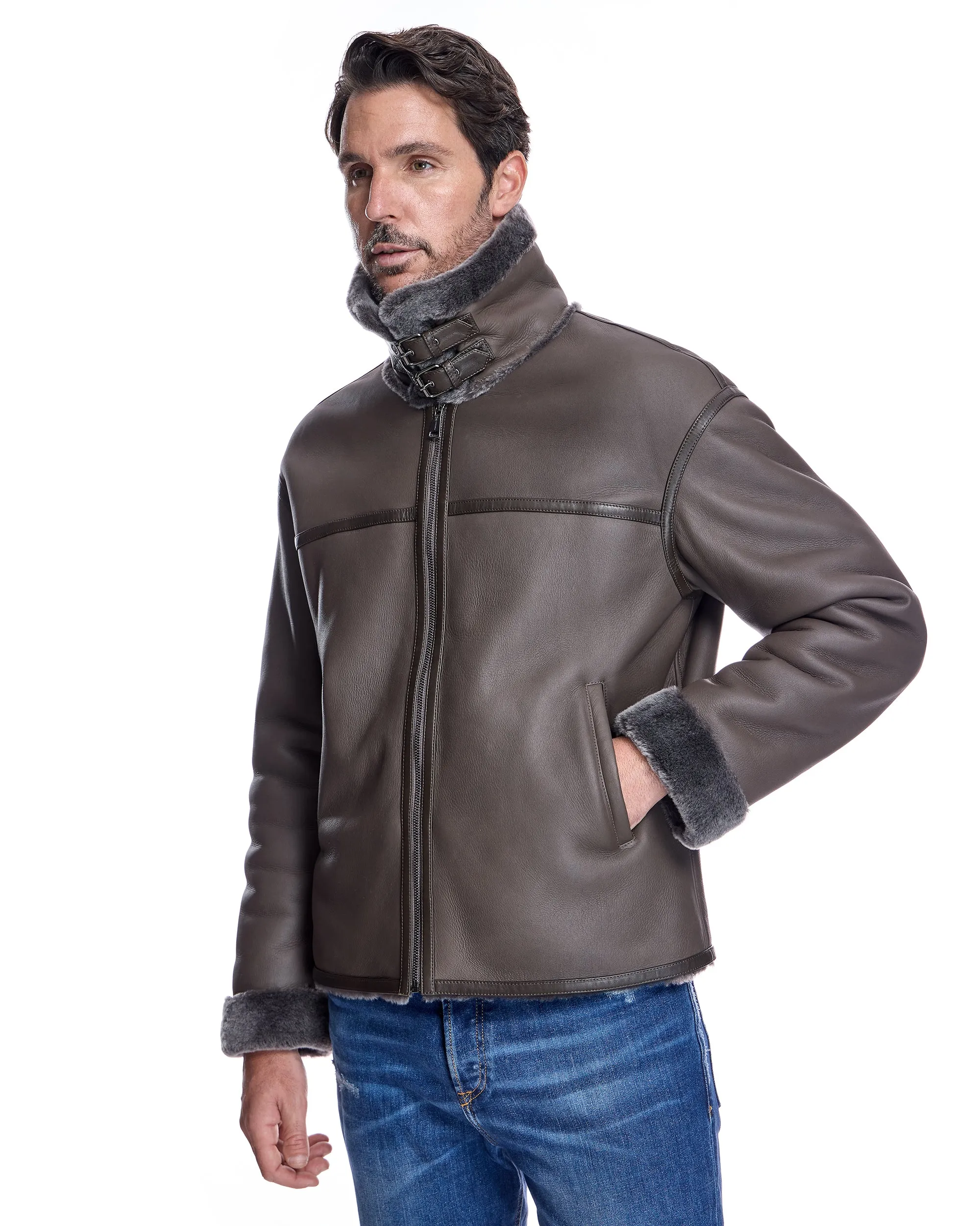 Men's Shearling Lamb Jacket