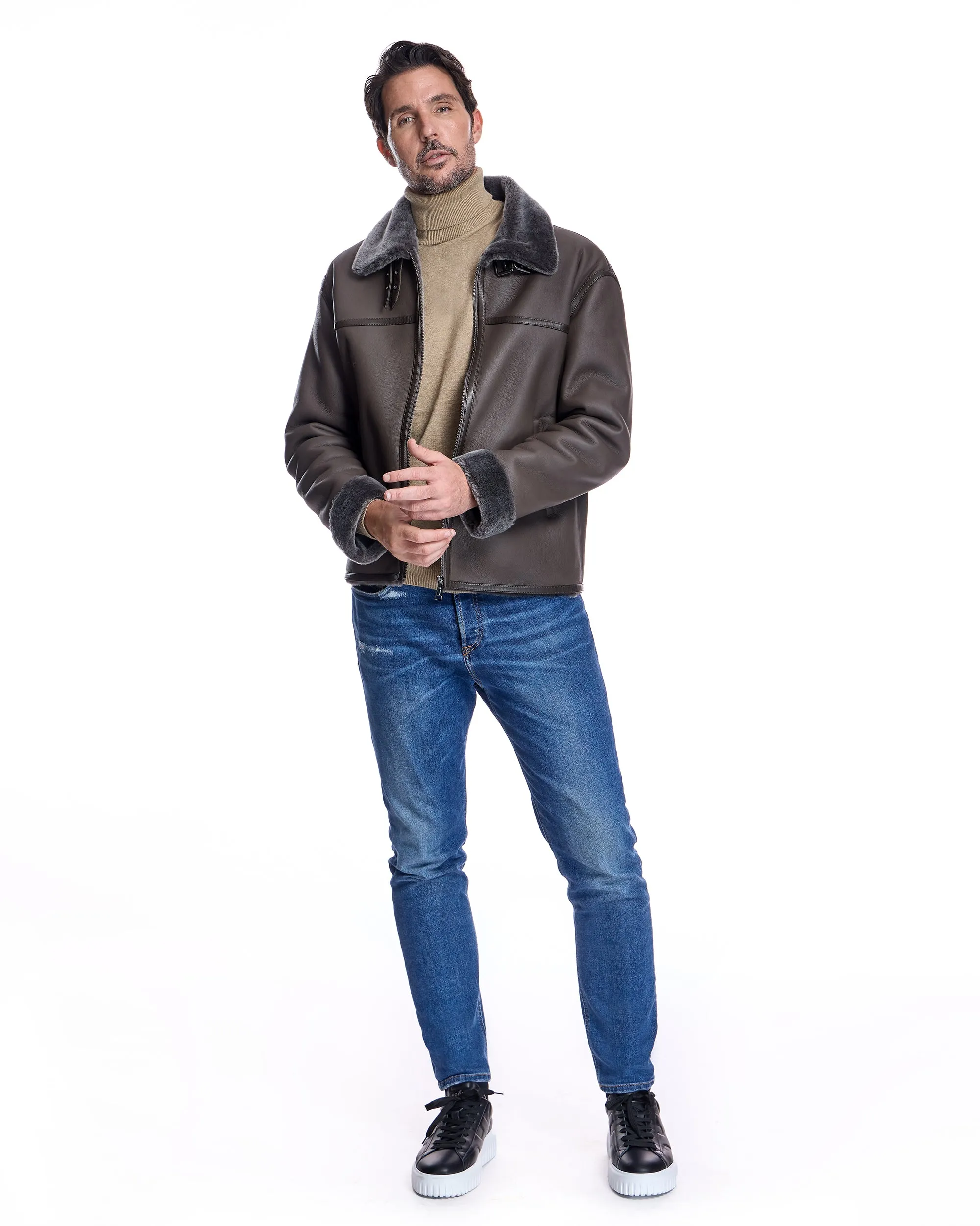 Men's Shearling Lamb Jacket