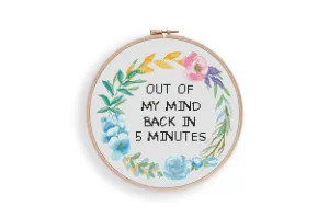 Mind Cross Stitch Pattern #1807