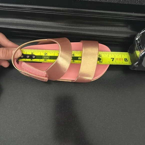 MINI MELISSA SANDALS PINK &amp; GOLD. USA 11. EUR 28/29