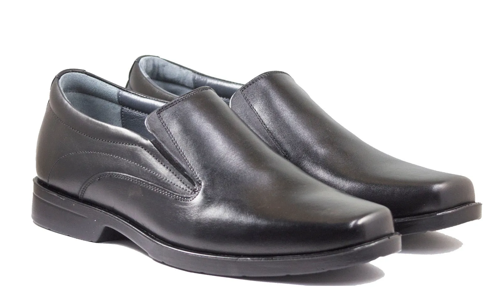 Mirage Comflex Black Dress Rubber Sole 6914