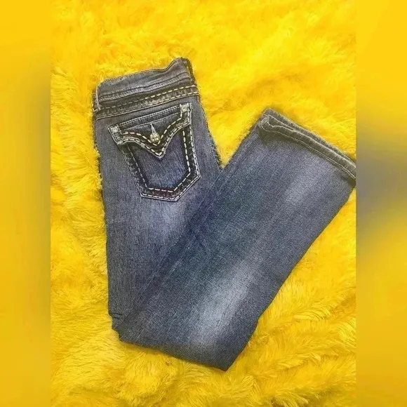 Miss Me Jean with Thick Stitch Detail