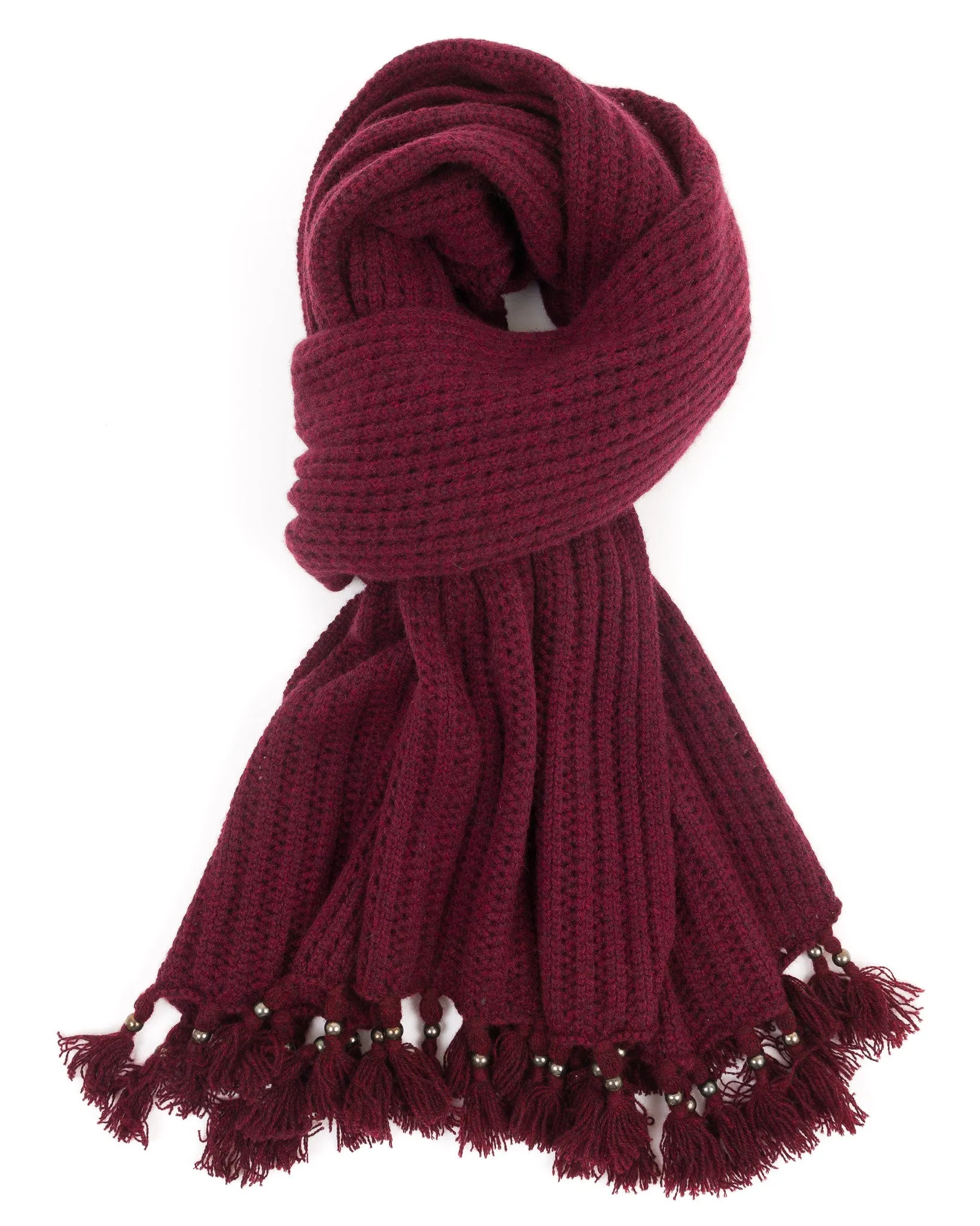 Mixed Stitch Cashmere Wrap