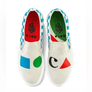 MOCA x Classic Slip-On 'Checkerboard - Cyan' New In Box