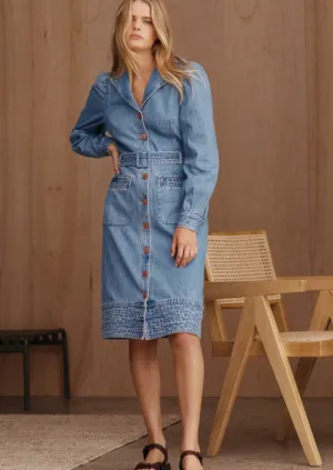 Monty Denim Dress Blue