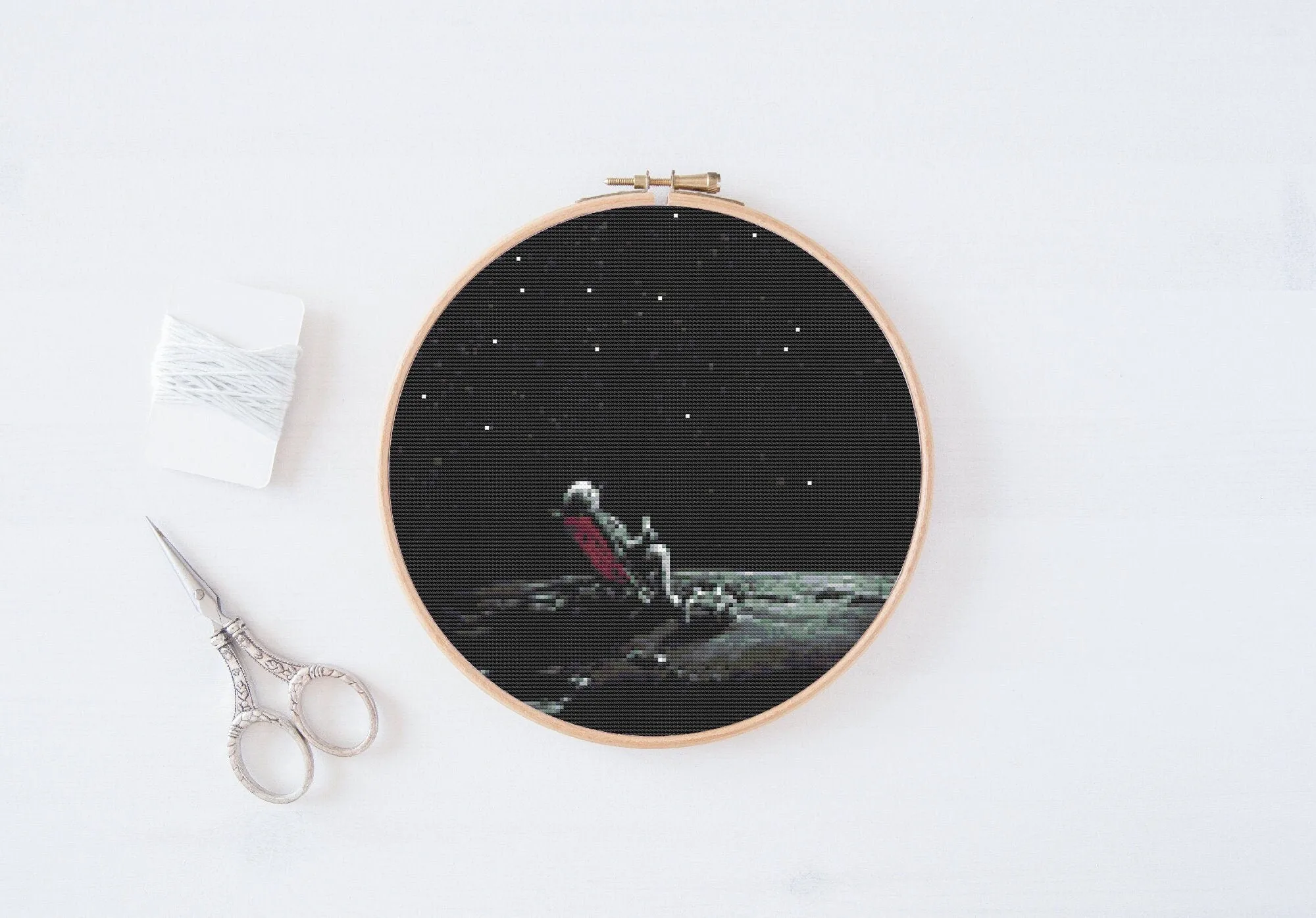Moon Coffee Cross Stitch Pattern #134