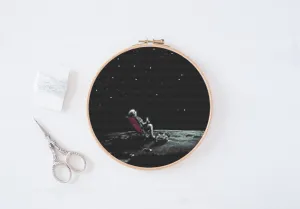 Moon Coffee Cross Stitch Pattern #134
