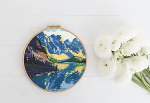 Mountain Scenery Cross Stitch Pattern #711