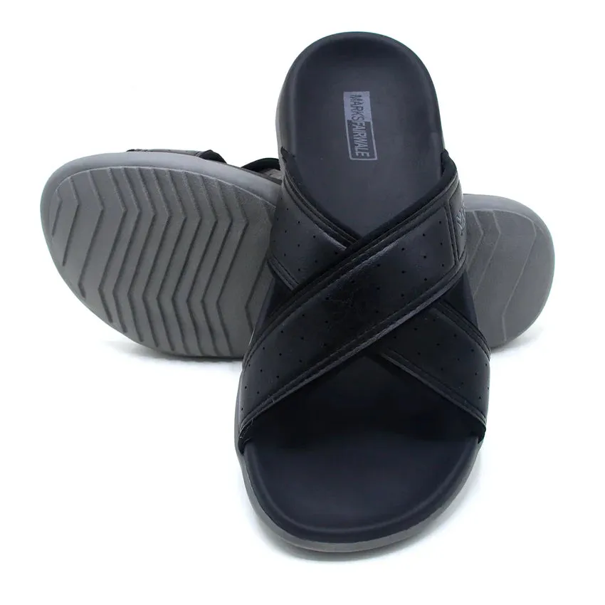 Mova Comfort Ultra Soft Cross Strap 21107- Black