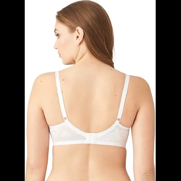 NEW $65 Wacoal‎ [ 38D ] Net Effect Underwire Full Coverage Bra in White