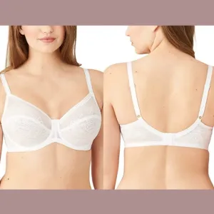 NEW $65 Wacoal‎ [ 38D ] Net Effect Underwire Full Coverage Bra in White