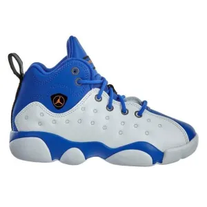 NEW NIKE little kids air jordan jumpman team ii shoes in hyper royal/orange peel