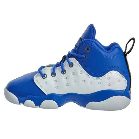 NEW NIKE little kids air jordan jumpman team ii shoes in hyper royal/orange peel