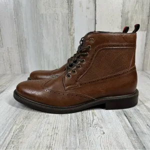 NEW Steve Madden Kirby Combat Lace Up Boot In Cognac #470