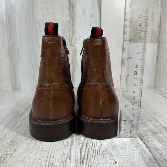 NEW Steve Madden Kirby Combat Lace Up Boot In Cognac #470