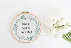 Nice Day Cross Stitch Pattern #632