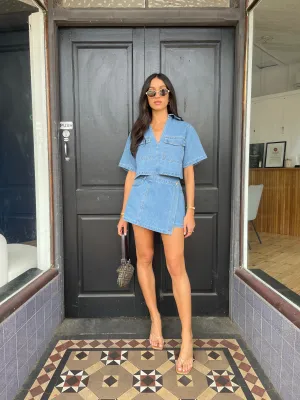 Nicole Denim Set