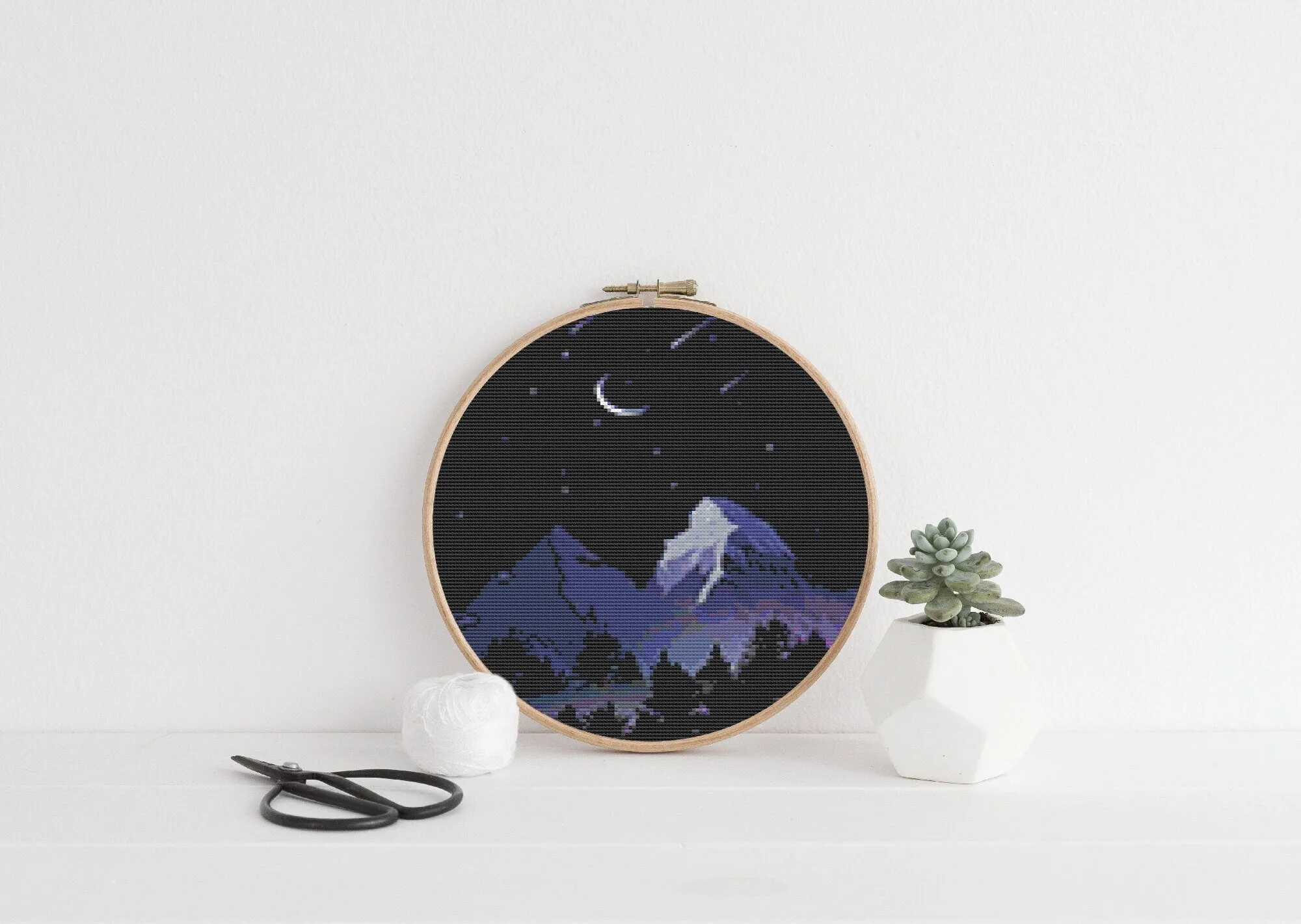 Night Cross Stitch Pattern #130
