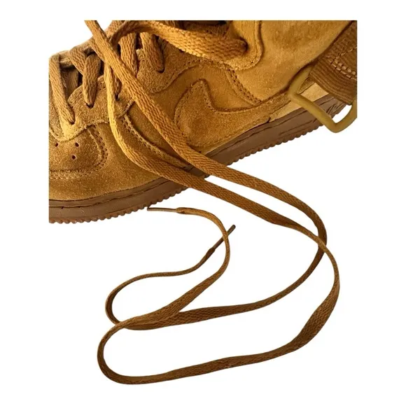 Nike Air Force 1 High ‘07 LV8 Flax Brown Wheat suede 6Y or womens 8