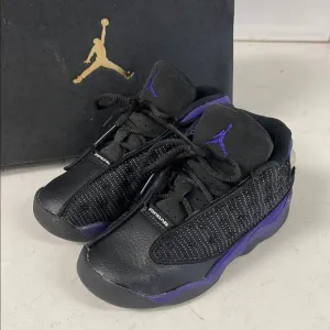 Nike Toddler Air Jordan Retro 13 'Court Purple’ 414581-015 Size 9C