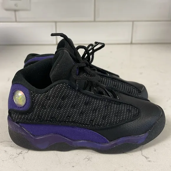 Nike Toddler Air Jordan Retro 13 'Court Purple’ 414581-015 Size 9C
