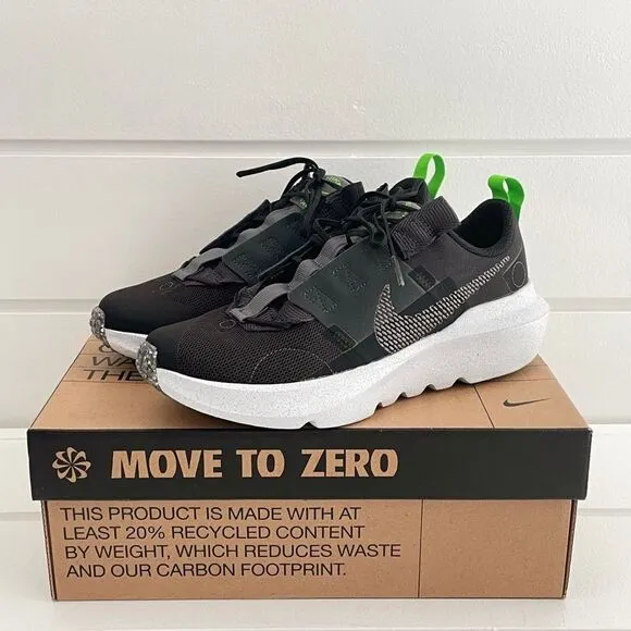 Nike Crater Impact Sneaker Black/ Grey/ Off Noir Size 5 Youth New In Box