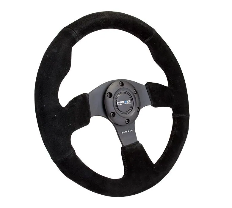 NRG RST-012S 320mm Suede Reinforced Steering Wheel