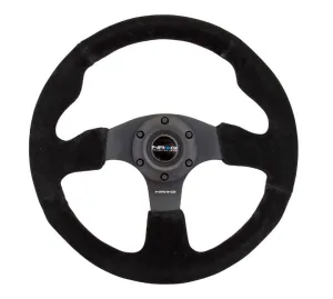 NRG RST-012S 320mm Suede Reinforced Steering Wheel