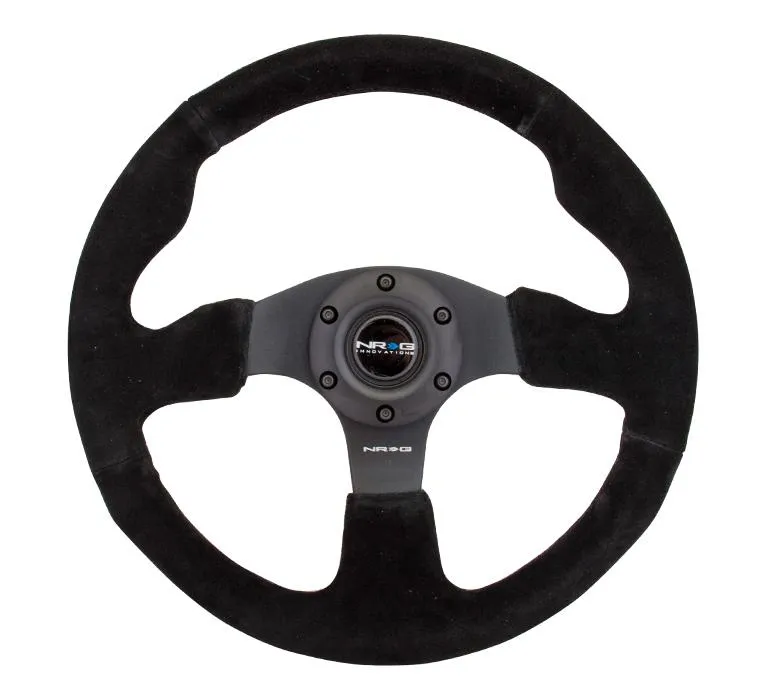 NRG RST-012S 320mm Suede Reinforced Steering Wheel