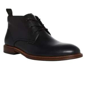 NWOT Steve Madden Men's 8 Chevy Chukka Boot Men Black &amp; Brown Lace Up Dress Boot