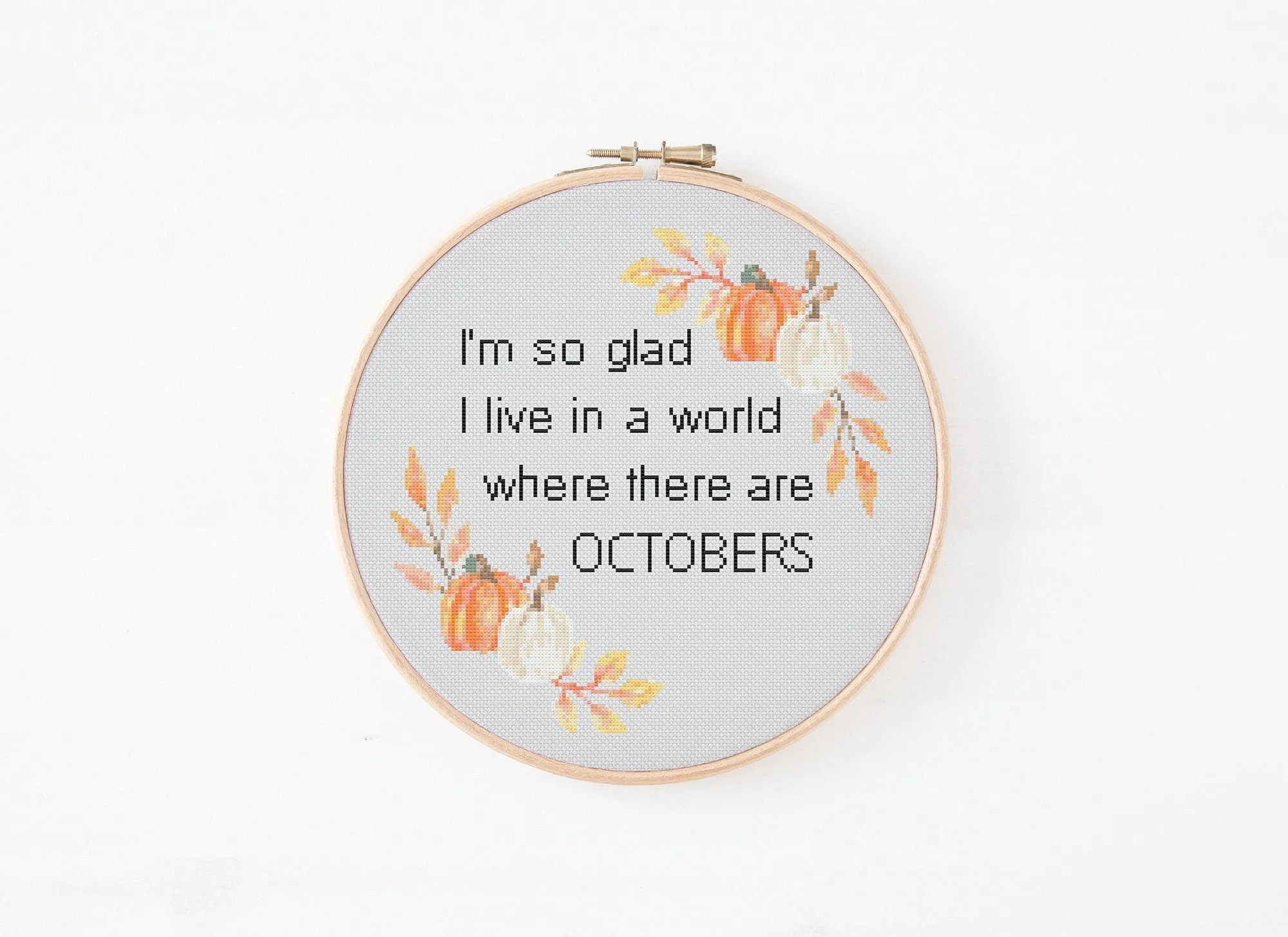 Octobers Cross Stitch Pattern #552