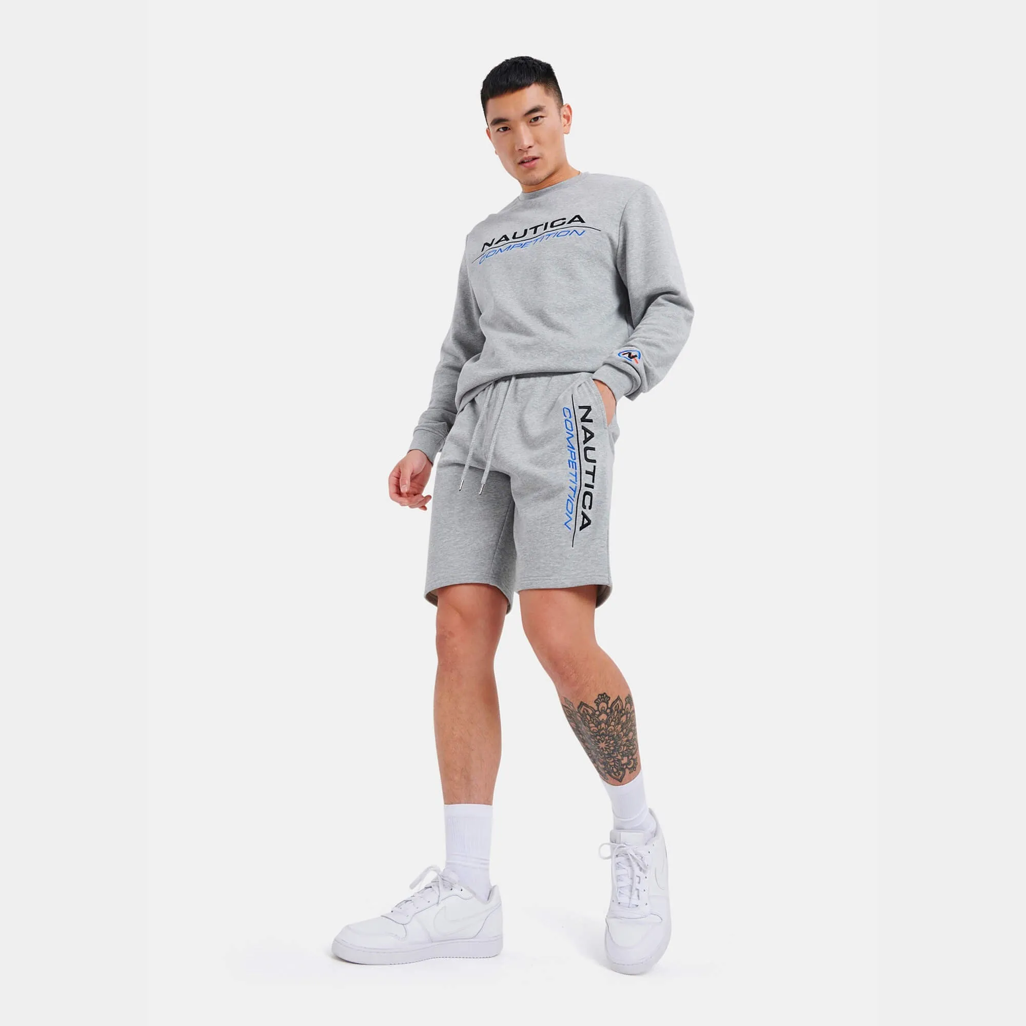 Šortky Nautica Dodger 2 - Fleece Short šedé