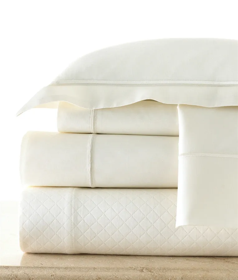 Percale Satin Stitch I - Legacy Linens