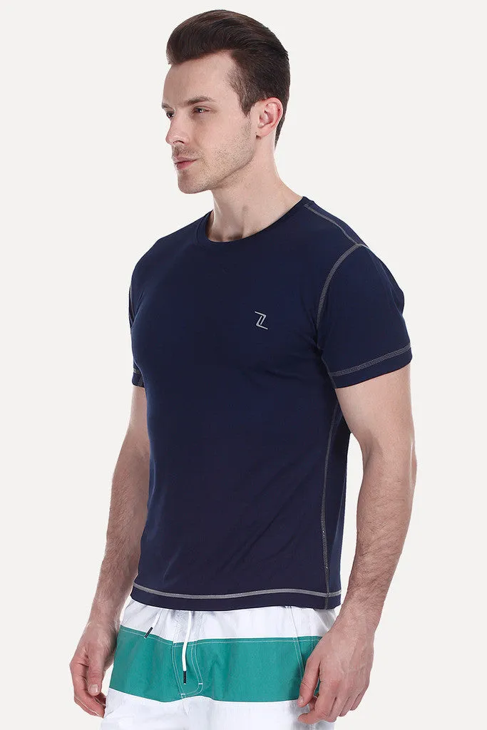 Performance Wear Crew With Stitch Detail