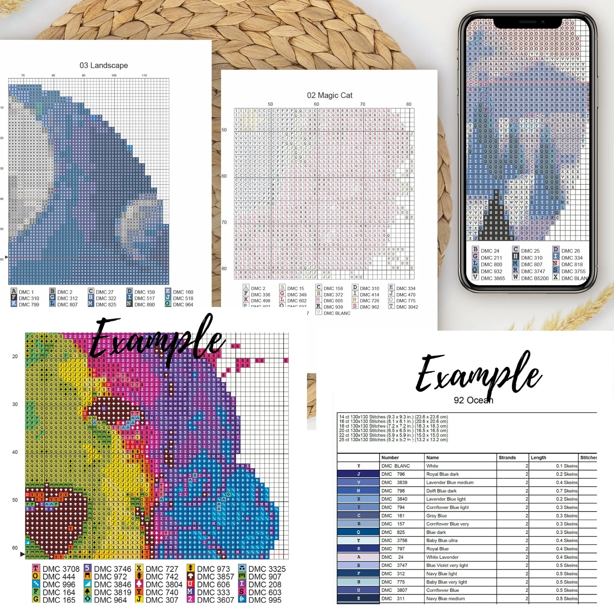 Phoenix Cross Stitch Pattern #1911