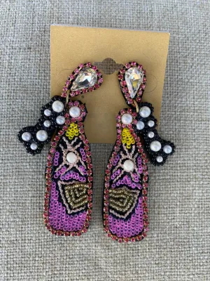 Pink Champagne Earrings