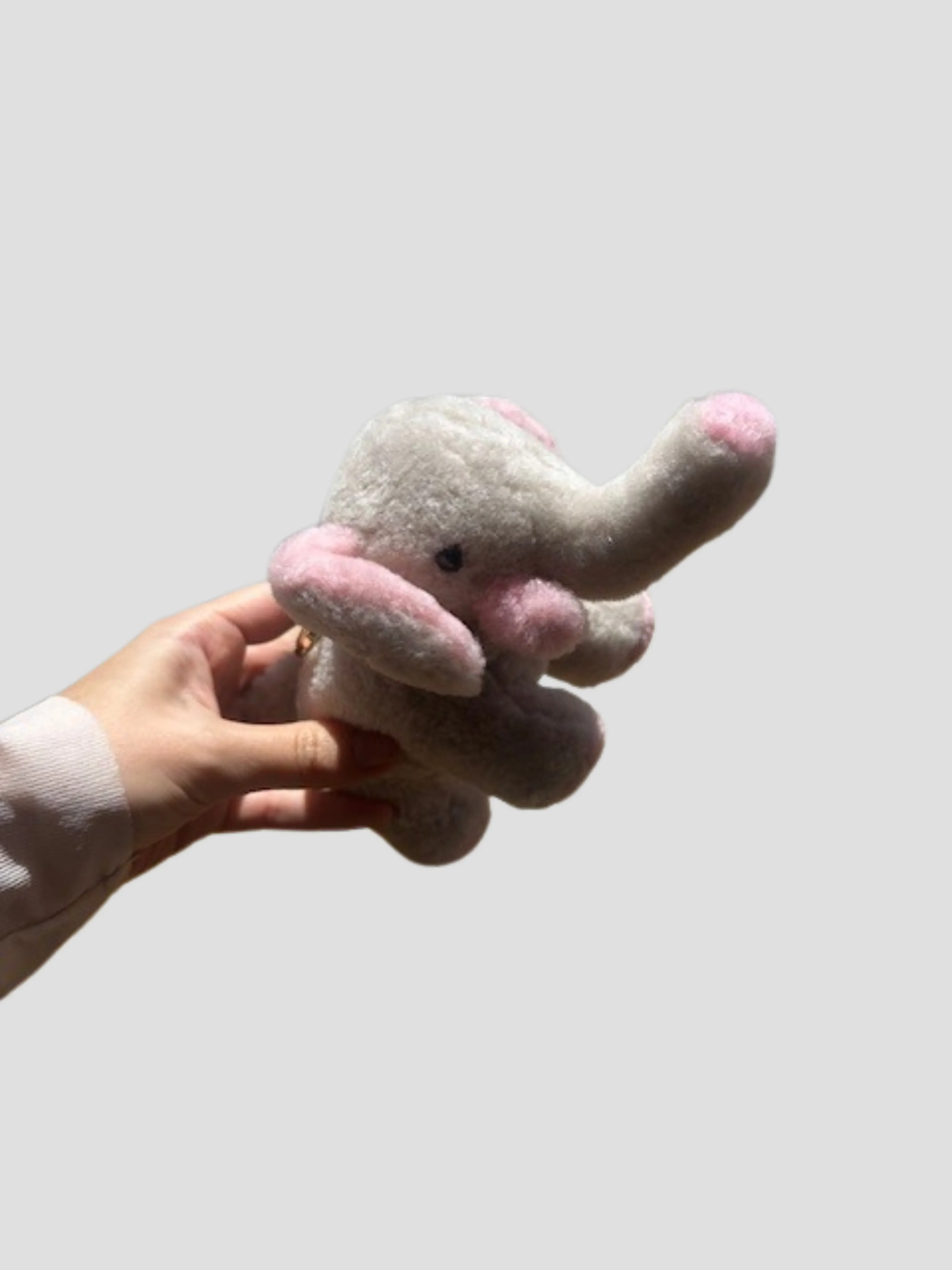 Pink Elephant Key Charm