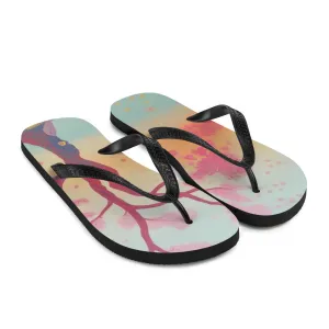 Pink Sunset Flip-Flops