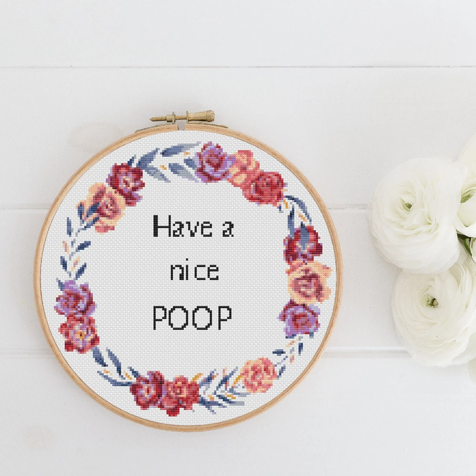 Poop Cross Stitch Pattern #776