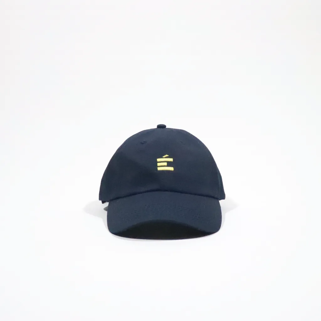 Premium Navy Blue and Gold Jefe hat