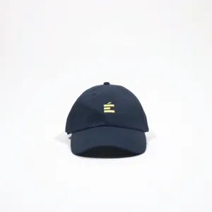 Premium Navy Blue and Gold Jefe hat