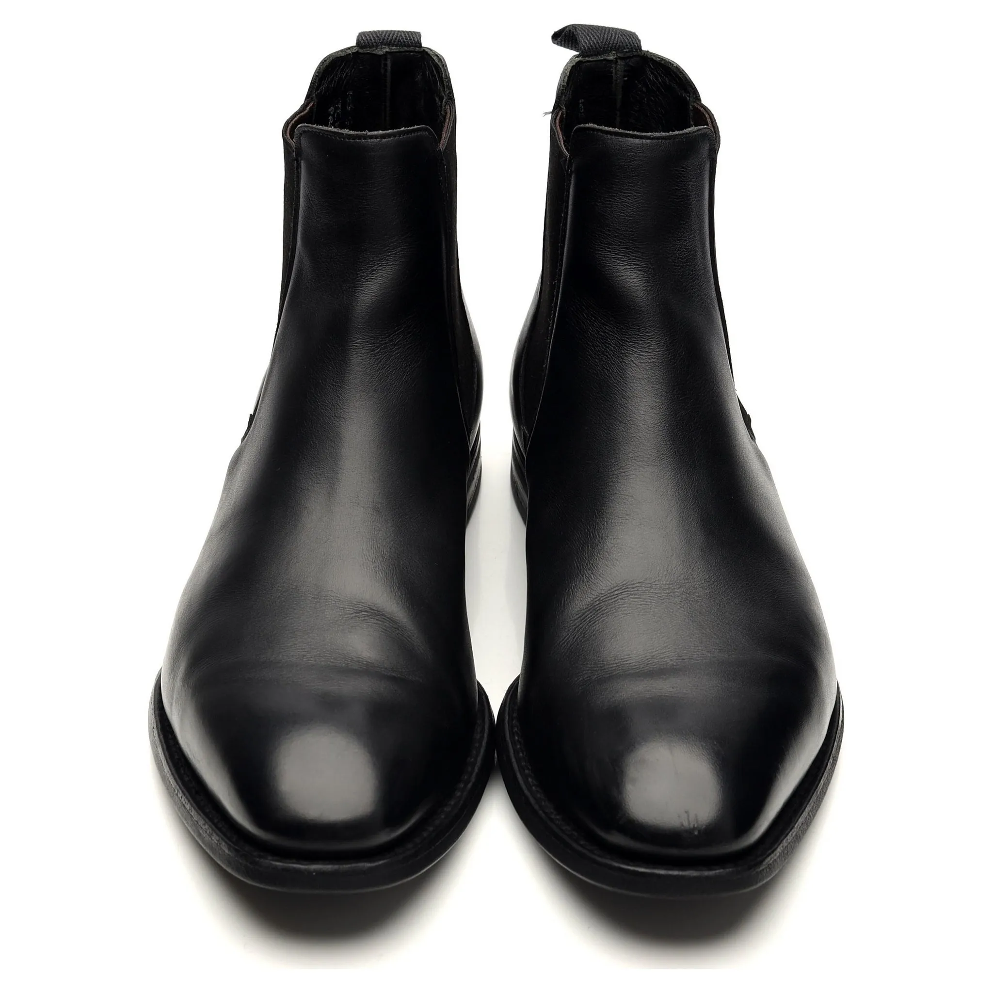 'Prenton' Black Leather Chelsea Boot UK 10.5 G