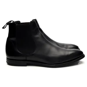 'Prenton' Black Leather Chelsea Boot UK 10.5 G