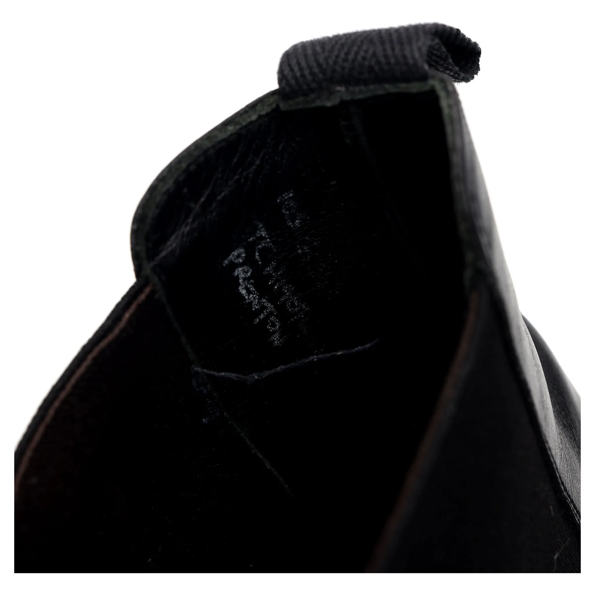 'Prenton' Black Leather Chelsea Boot UK 10.5 G