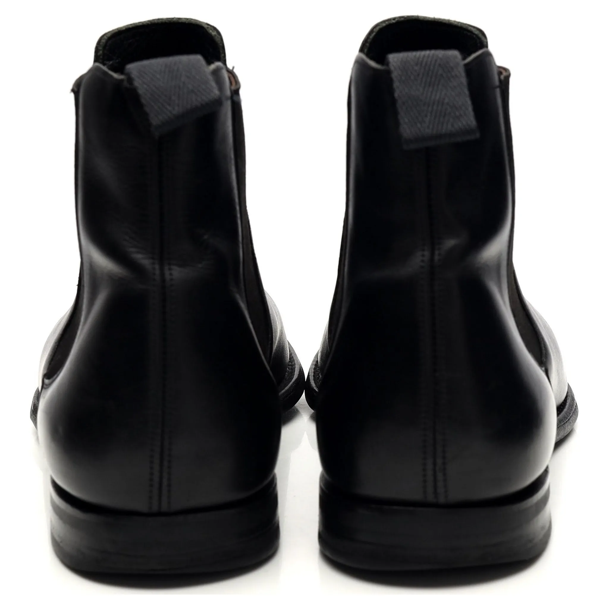 'Prenton' Black Leather Chelsea Boot UK 10.5 G