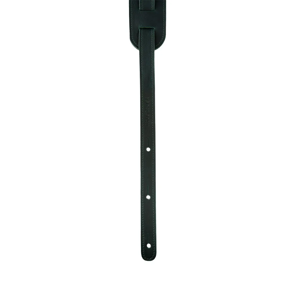 PRS 2.5inch Leather Bird Swarm Guitar Strap, Dark Green