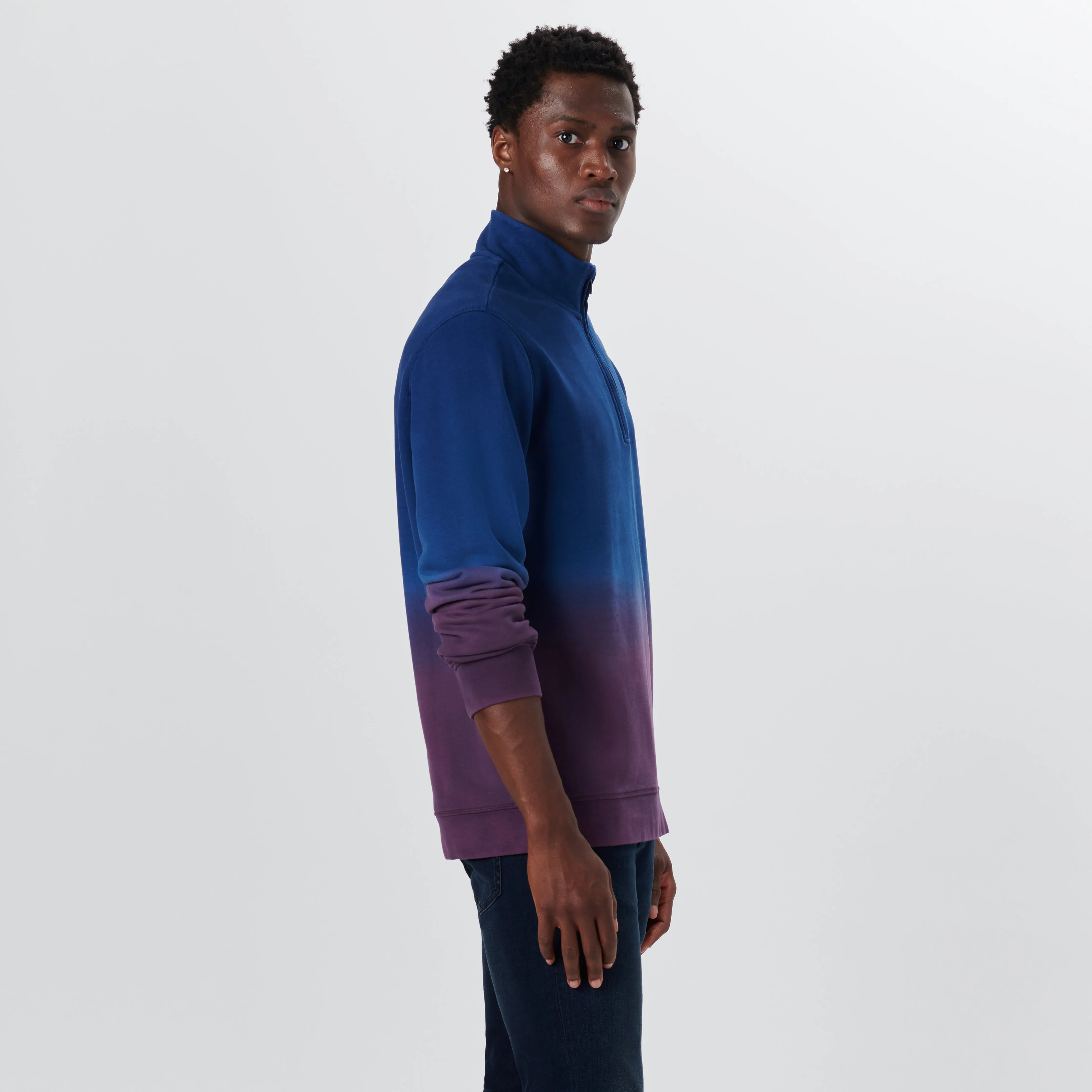Quarter Zip Pullover Sweatshirt