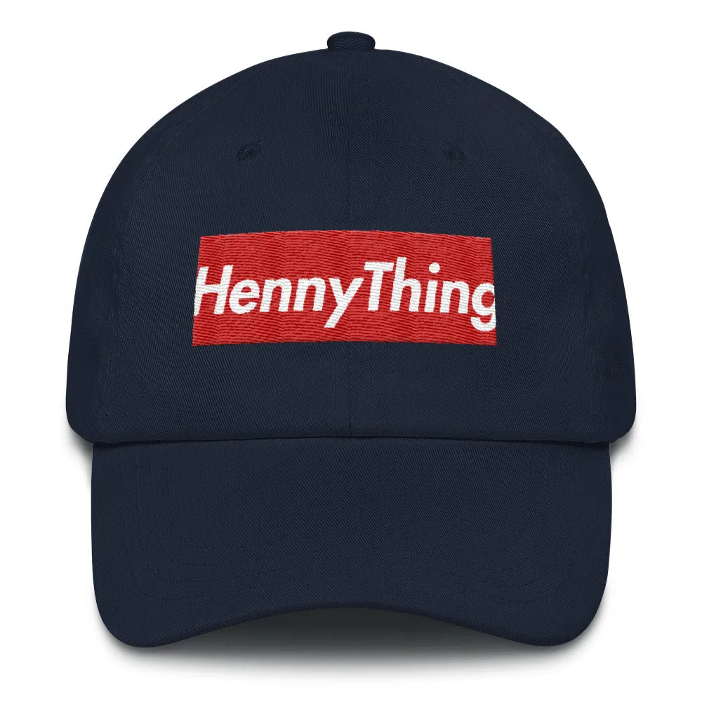 "HennyThing Box Logo" Dad hat