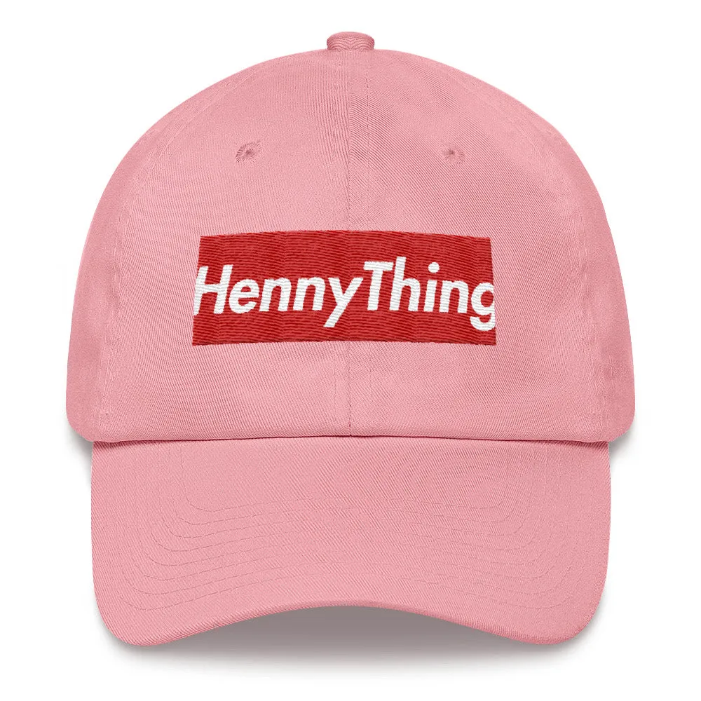 "HennyThing Box Logo" Dad hat